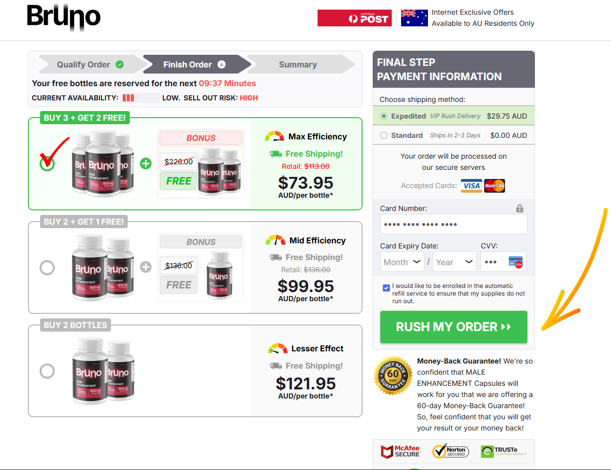 Bruno Male Enhancement AUSTRALIA