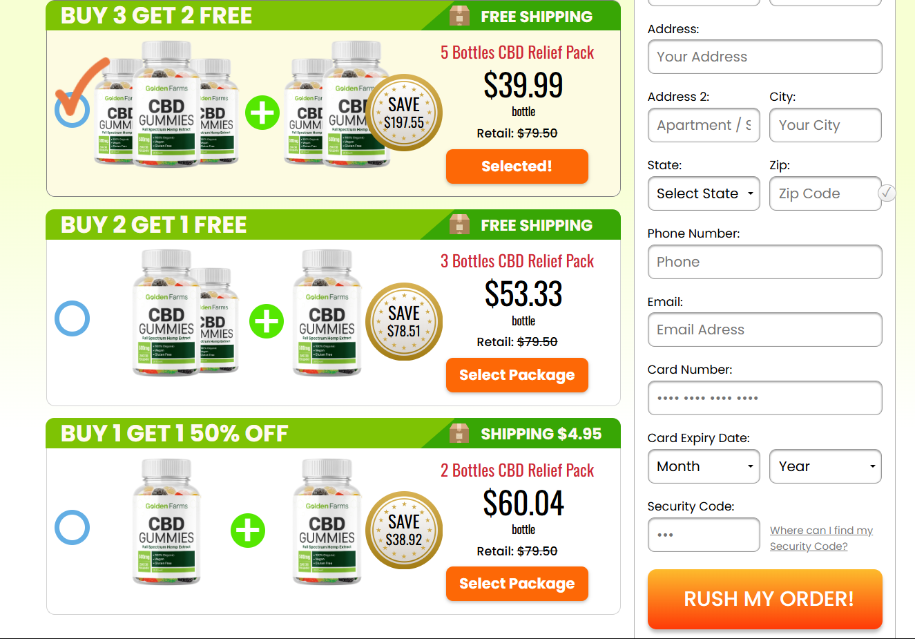 Green Nature Farms CBD Gummies
