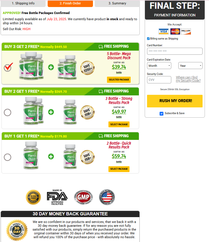 Planta RX CBD Cube Gummies