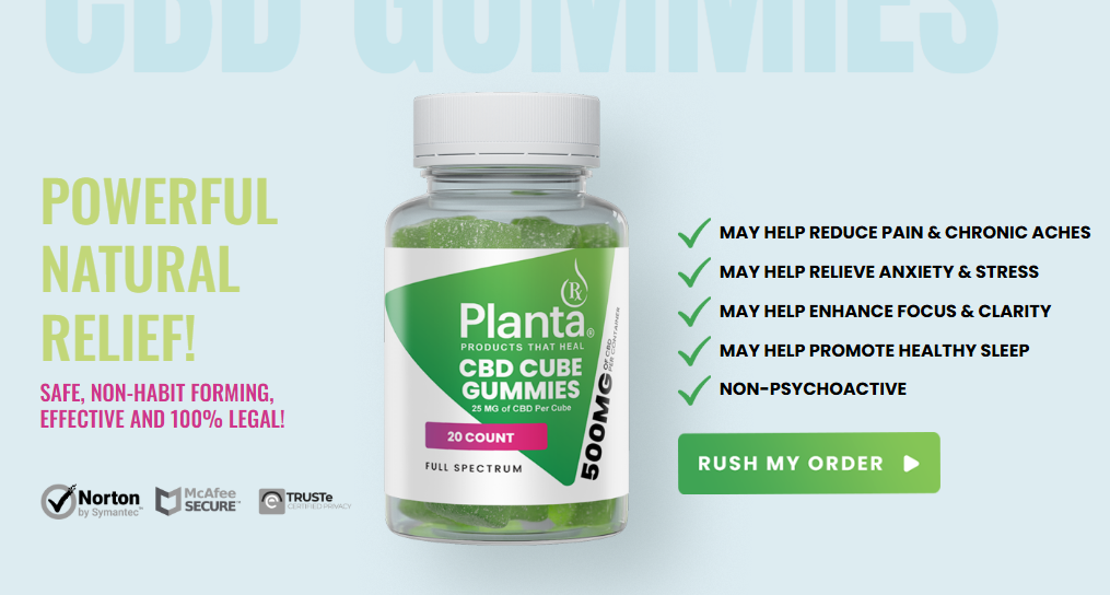 Planta RX CBD Cube Gummies