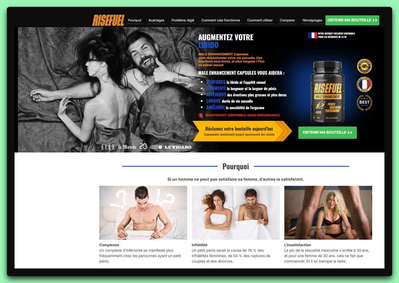 RiseFuel ME Capsules AVIS