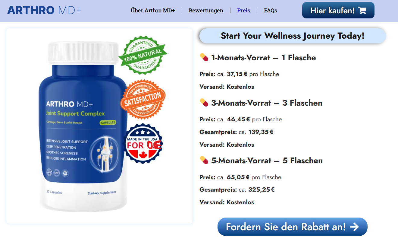 Arthro MD+ Cream Germany