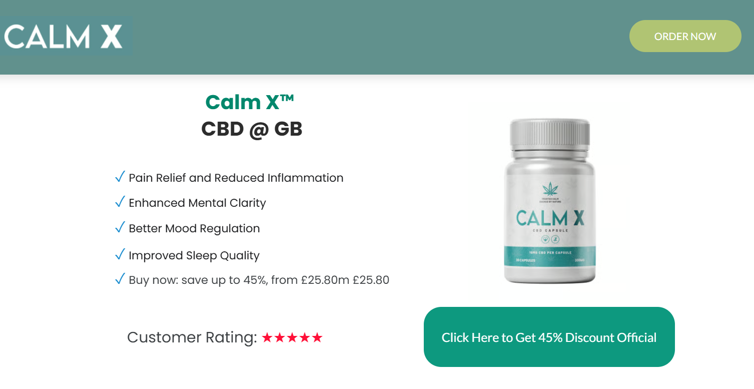 CalmX CBD Capsules UK