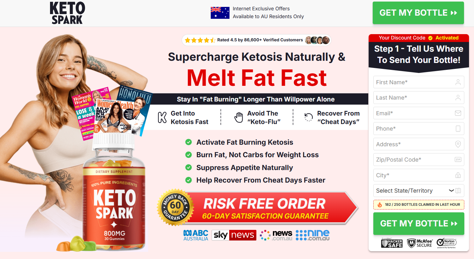 Keto Spark Gummies Australia