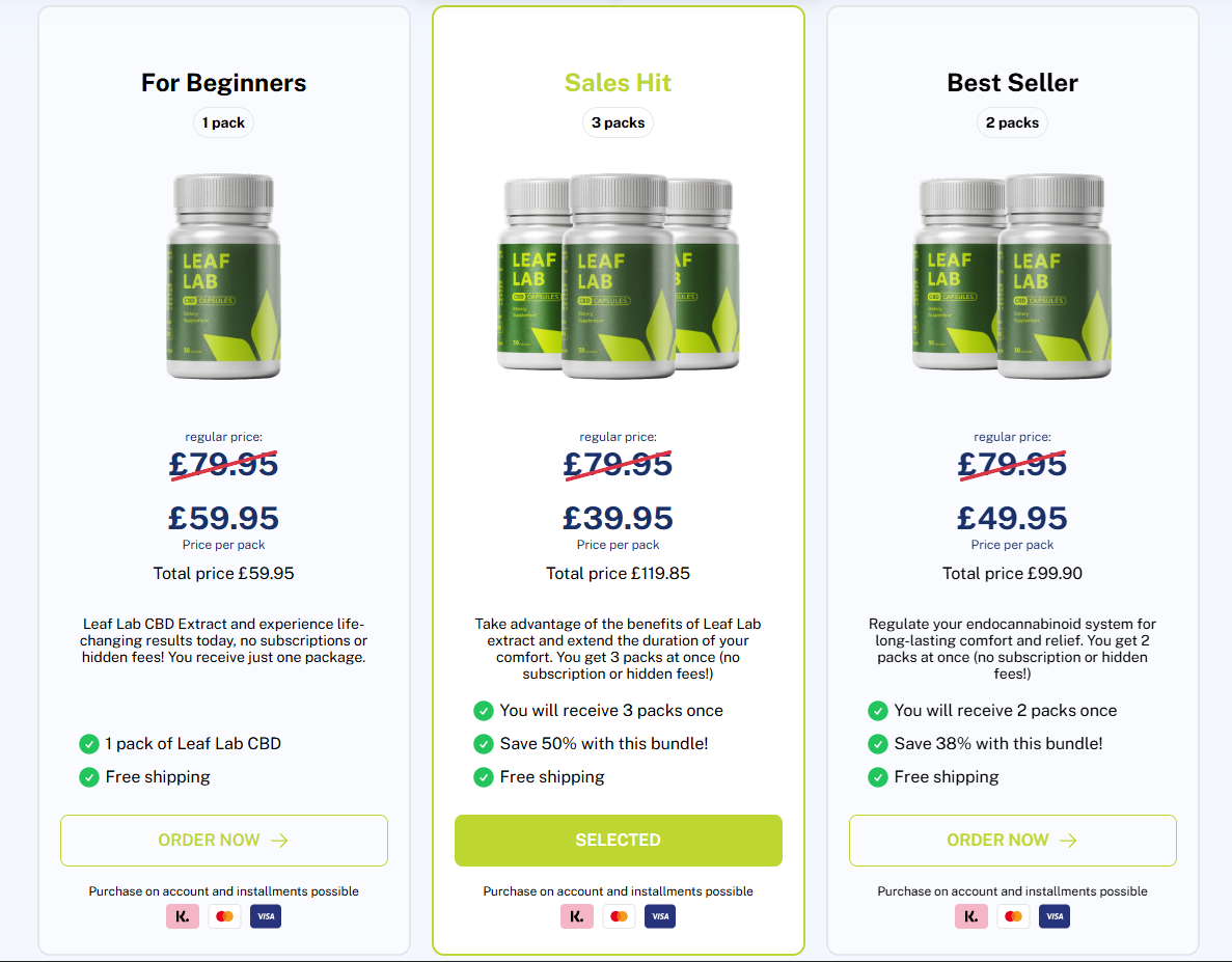 Leaf Lab CBD Capsules