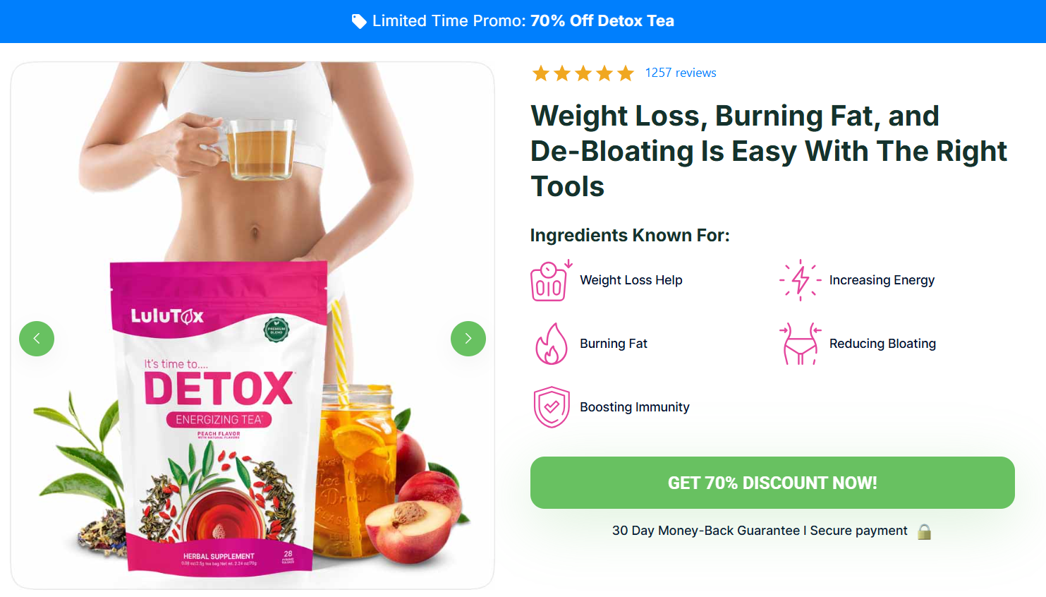 Lulutox Detox Tea UK, NZ & Ireland