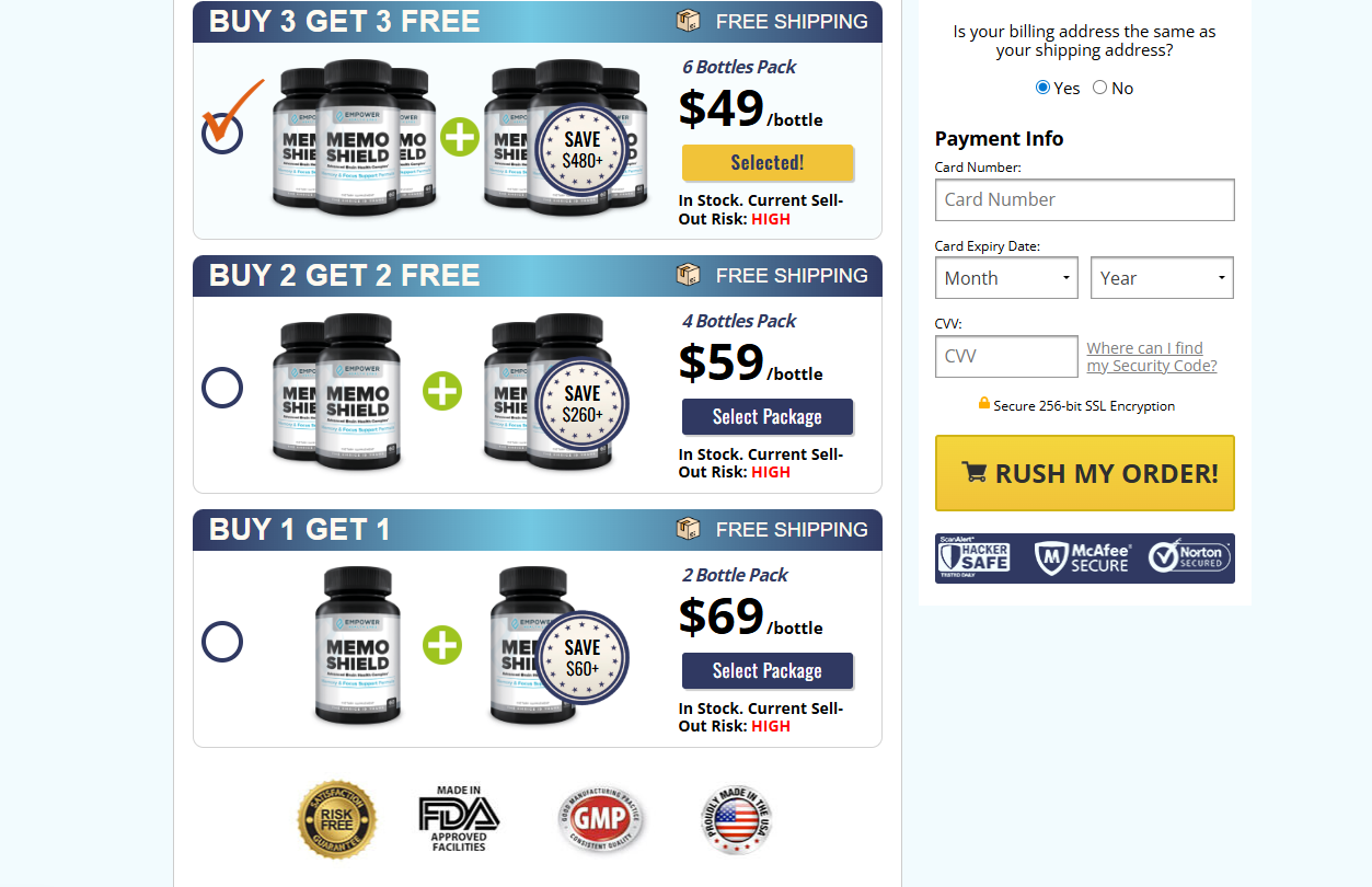 MemoShield Brain MemoShield Brain