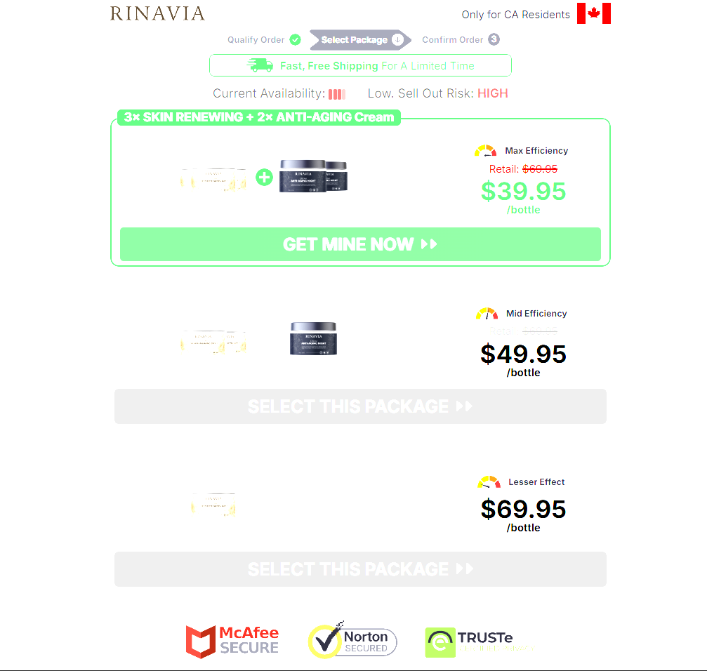 Rinavia Cream Canada