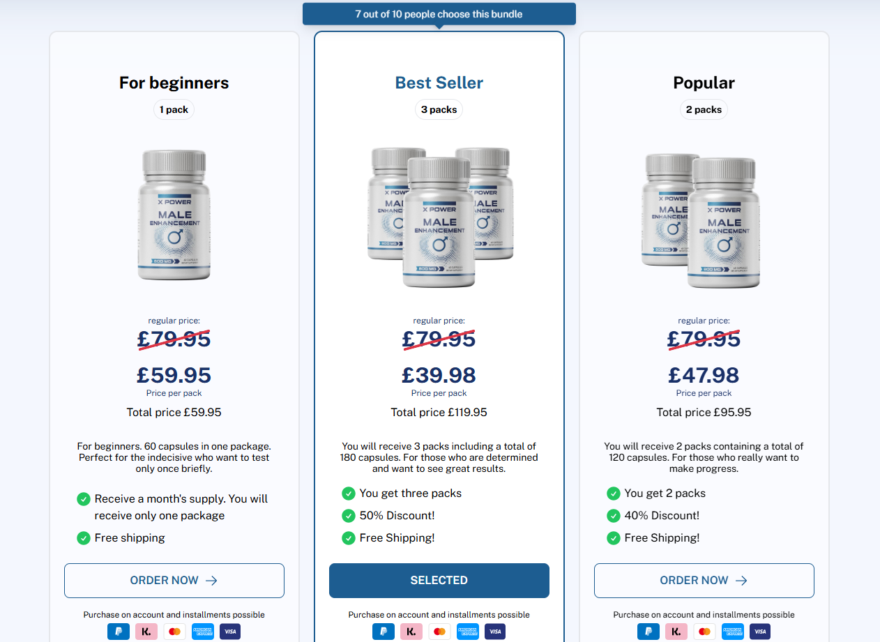 X Power Male Enhancement